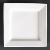 Olympia Lumina Square Plates White 170mm (Pack of 6)